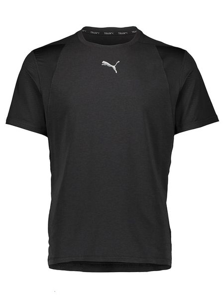 Puma Koszulka funkcyjna "Drirele" w kolorze czarnym rozmiar: XXL. Czarne t-shirty sportowe Puma, bez wzorów, bez ramiączek, outdoorowe. Za 96.14 zł.