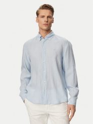 BOSS Koszula H-Liam 50556077 Niebieski jasny Regular Fit. Niebieskie koszule Boss, m, bez wzorów, ze lnu, bez kołnierzyka, bez ramiączek. Za 599.99 zł.