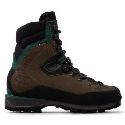 Trekkingi La Sportiva. Brązowe botki sznurowane La Sportiva, bez wzorów, z gore-texu, bez obcasa, bez zapięcia. Za 1,649.00 zł.