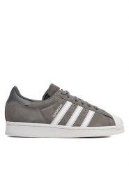 Adidas Sneakersy Superstar IF3645 Szary. Szare buty sportowe casual Adidas, bez wzorów, ze skóry, bez zapięcia. Za 549.99 zł.