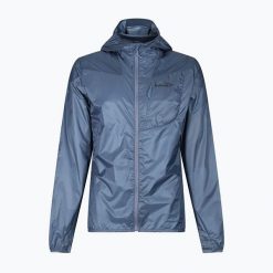 Kurtka do biegania męska Inov-8 Windshell Full Zip. Niebieskie kurtki Inov-8, l, bez wzorów, z materiału, bez kaptura. Za 359.99 zł.