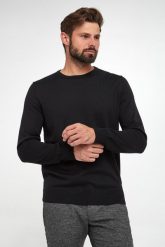 Sweter męski wełniany Denny JOOP!. Swetry nierozpinane JOOP!, l, bez wzorów, z wełny, bez kołnierzyka, bez ramiączek. W wyprzedaży za 389.35 zł.