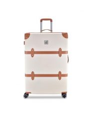 Semi Line Walizka duża T5670-4 Biały. Białe walizki Semi-line, bez wzorów, z tworzywa sztucznego, duże. Za 279.99 zł.
