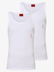 HUGO Podkoszulki pakowane po 2 szt. Mężczyźni Bawełna biały, XL. Białe podkoszulki Hugo, m, bez wzorów, z bawełny, bez ramiączek. Za 209.95 zł.