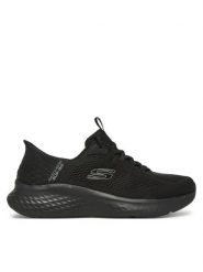 Skechers Sneakersy Skech-Lite Pro-Primebase 232466/BBK Czarny. Czarne buty sportowe casual Skechers, bez wzorów, z materiału, bez zapięcia. Za 289.99 zł.