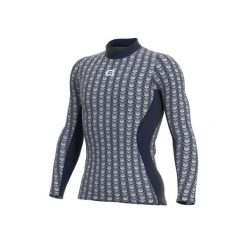 Koszulka termoaktywna męska Alé Cycling Cubes. Niebieskie bielizna termoaktywna ALÉ CYCLING, m, bez wzorów, bez ramiączek, rowerowe. W wyprzedaży za 231.99 zł.