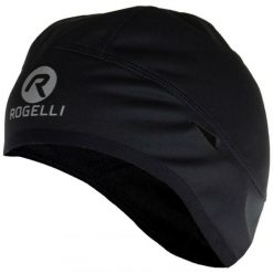 Czapka pod kask unisex Rogelli Lazio, softshellowa. Czarne czapki zimowe Rogelli, bez wzorów. Za 70.00 zł.
