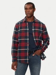 Lee Koszula Worker 2.0 112355647 Granatowy Relaxed Fit. Niebieskie koszule Lee, l, bez wzorów, z bawełny, bez kołnierzyka, bez ramiączek. Za 299.99 zł.