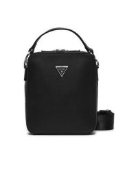 Guess Saszetka Torino HMTOSA P4253 Czarny. Czarne saszetki i nerki Guess, z aplikacjami, ze skóry, bez dodatków. Za 337.99 zł.