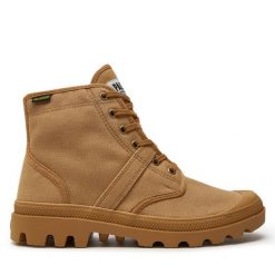 Trapery Palladium. Brązowe trapery Palladium, bez zapięcia. Za 429.99 zł.