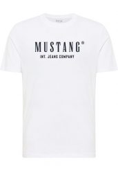 Męski T-Shirt Mustang Style Alex General White 1018001 2045. Białe t-shirty Mustang, m, bez wzorów, bez kołnierzyka, bez ramiączek. Za 79.99 zł.