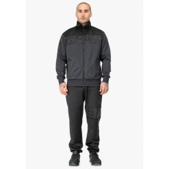 Kurtka z dresu Tapout Spirit. Czarne kurtki TAPOUT, m, bez wzorów, z dresówki, bez kaptura. Za 466.00 zł.