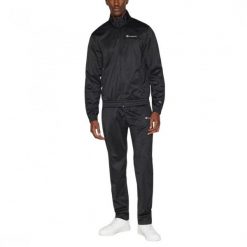 Dres męski do treningu Champion Tracksuit czarny. Czarne komplety dresowe Champion, m, bez wzorów, z dresówki, bez ramiączek. Za 279.00 zł.