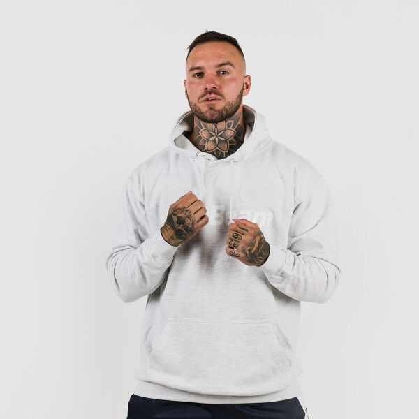 Bluza męska fitness z kapturem PRO Hoodie. Szare bluzy z kapturem GYMBEAM, m, bez wzorów, z bawełny, z kapturem. Za 90.90 zł.