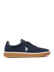 U.S. Polo Assn. Sneakersy EO-EVAN001M/6S1 Granatowy. Niebieskie buty sportowe casual U.S. Polo Assn., bez wzorów, ze skóry, bez zapięcia. Za 299.99 zł.