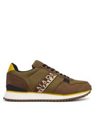 Napapijri Sneakersy Cosmos01 NP0A8AH5 Khaki. Brązowe buty sportowe casual Napapijri, bez wzorów, z materiału, bez zapięcia. Za 439.99 zł.