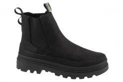 Sztyblety męskie, Trooper Chelsea WP. Czarne sztyblety Palladium, bez wzorów, z materiału, bez obcasa, bez zapięcia. Za 649.99 zł.
