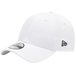 Czapka New Era Flag 9forty. Białe czapki z daszkiem New Era, na lato, bez wzorów, z bawełny. Za 99.99 zł.