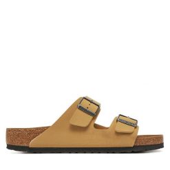 Klapki Birkenstock. Brązowe klapki Birkenstock. Za 269.99 zł.