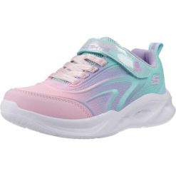 Buty SKECHERS SOLA GLOW Wielokolorowy. Buty trekkingowe Skechers, bez wzorów, z syntetyku, bez zapięcia. Za 216.99 zł.
