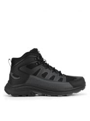 Hunter Trekkingi PEAK RT MID WP Czarny. Czarne botki sznurowane Hunter, bez wzorów, z materiału, bez obcasa, bez zapięcia. Za 379.99 zł.
