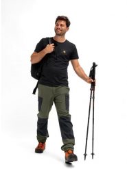 Maier Sports Spodnie funkcyjne "Stoneflex" w kolorze khaki rozmiar: 50. Brązowe spodnie treningowe długie Maier Sports, bez wzorów. Za 219.60 zł.