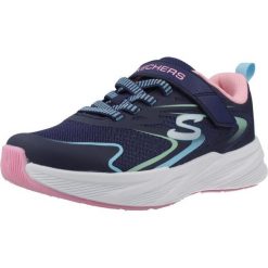 Buty SKECHERS MICROSPEC TREAD HYPER SPEED Niebieski. Niebieskie buty trekkingowe Skechers, bez wzorów, z syntetyku, bez zapięcia. Za 195.99 zł.
