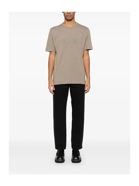 Hugo Boss Fashion Koszulka w kolorze khaki rozmiar: M. Brązowe bezrękawniki Hugo Boss Fashion, m, bez wzorów, bez kołnierzyka, bez ramiączek. Za 170.95 zł.