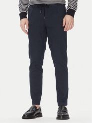 Bugatti Chinosy 1950 76210C Granatowy Slim Fit. Niebieskie eleganckie spodnie Bugatti, m, z bawełny. Za 389.99 zł.