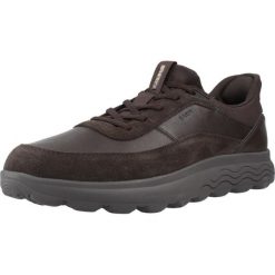 Buty GEOX D SPHERICA PLUS A Brązowy. Brązowe buty turystyczne Geox, bez wzorów, ze skóry, bez zapięcia, trekkingowe. Za 480.00 zł.