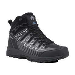 Buty trekkingowe męskie TREZETA Thunder Mid z membraną WP. Czarne buty trekkingowe TREZETA, bez wzorów, bez zapięcia, trekkingowe. Za 459.90 zł.