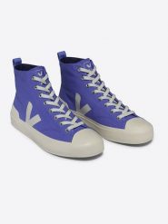 Veja Sneakersy "Wata II" w kolorze niebiesko-kremowym rozmiar: 45. Brązowe buty sportowe casual Veja, bez wzorów, bez zapięcia. Za 236.61 zł.