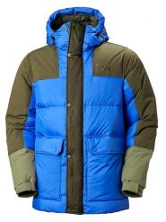 Helly Hansen Kurtka puchowa "Escape" w kolorze niebiesko-oliwkowym rozmiar: XL. Niebieskie kurtki Helly Hansen, na zimę, xl, bez wzorów, z puchu, bez kaptura. Za 545.19 zł.