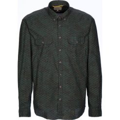 Koszula "Tom" - Regular fit - w kolorze zielono-czarnym. Zielone koszule Camel Active, m, bez wzorów, z bawełny, bez kołnierzyka, bez ramiączek. W wyprzedaży za 109.95 zł.