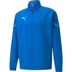 Kurtka uniwersalna męska Puma Teamrise Sideline. Niebieskie kurtki Puma, m, bez wzorów, z syntetyku, bez kaptura. Za 164.00 zł.