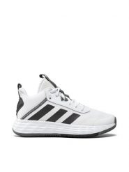 Adidas Sneakersy Ownthegame 2.0 H00469 Biały. Białe buty sportowe casual Adidas, bez wzorów, z materiału, bez zapięcia. Za 209.99 zł.