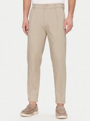 Calvin Klein Chinosy K10K114104 Beżowy Tapered Fit. Brązowe eleganckie spodnie CALVIN KLEIN, m, z bawełny. Za 309.99 zł.