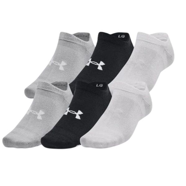 Niewidzialne skarpety Under Armour Essential (x6). Czarne skarpety Under Armour, bez wzorów, z bawełny. Za 150.50 zł.
