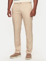 JOOP! Chinosy Hank 30042199 Beżowy Slim Fit. Brązowe eleganckie spodnie JOOP!, m, z lyocellu. Za 459.99 zł.