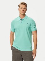 Beverly Hills Polo Club Polo P-SS26M-P450106 Turkusowy Regular Fit. Niebieskie koszulki polo Beverly Hills Polo Club, m, bez wzorów, z bawełny, bez kołnierzyka, bez ramiączek. Za 249.99 zł.