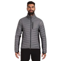 Kurtka puchowa Kilpi Actis. Szare kurtki Kilpi, xl, bez wzorów, z nylonu, bez kaptura. Za 525.33 zł.