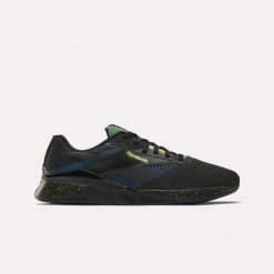 Sneakersy treningowe męskie Reebok Nano X4 buty sportowe czarne (100204678). Czarne buty turystyczne Reebok, bez wzorów, bez zapięcia, trekkingowe. Za 419.00 zł.