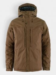 Kurtka uniwersalna męska Fjallraven Skogsö. Brązowe kurtki Fjällräven, na zimę, m, bez wzorów, z bawełny, z kapturem. Za 1,699.70 zł.