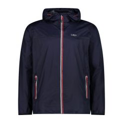 Kurtka przeciwdeszczowa z kapturem CMP. Niebieskie kurtki przeciwdeszczowe CMP, xl, bez wzorów, z kapturem. W wyprzedaży za 119.99 zł.