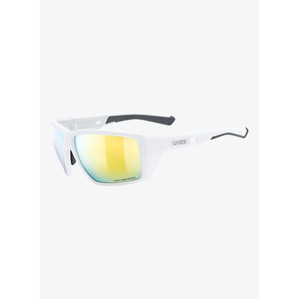 Okulary przeciwsłoneczne Uvex MTN Venture CV - white matt/mirror yellow. Białe okulary przeciwsłoneczne Uvex. Za 350.75 zł.