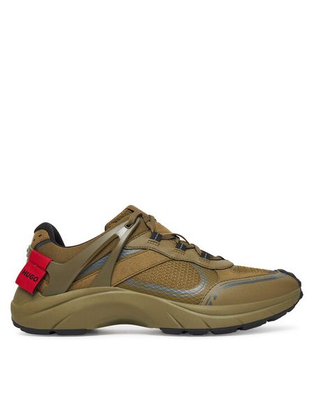HUGO Sneakersy GO2 50548581 Zielony. Zielone buty sportowe casual Hugo, bez wzorów, ze skóry, bez zapięcia. Za 490.99 zł.