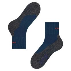 Krótkie skarpetki Falke TK2 Explore Cool. Niebieskie skarpety Falke, bez wzorów, z lyocellu. Za 177.00 zł.