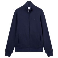 Bluza Champion Full Zip Sweatshirt Dorośli. Niebieskie bluzy bez kaptura Champion, m, bez wzorów, z bawełny, bez kaptura. Za 274.99 zł.