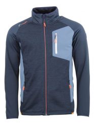 Peak Mountain Kurtka polarowa "Cerin" w kolorze niebieskim rozmiar: M. Niebieskie kurtki Peak Mountain, m, bez wzorów, z polaru, bez kaptura. Za 228.95 zł.
