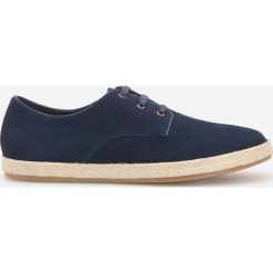 Zamszowe półbuty - Granatowy. Eleganckie półbuty marki Reserved. Za 179.99 zł.
